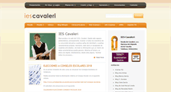 Desktop Screenshot of iescavaleri.com